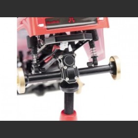 RCTITAN DTSCX24-18 Axial SCX24 Aluminiumowa obudowa tylnej osi w kolorze czarnym z pokrywą 1 sztuka