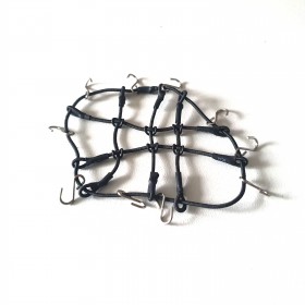 RCTITAN Czarna siatka na bagażnik dachowy dla SCX24 JT Gladiator 1 sztuka. Przybliżone wymiary: 80*60mm.