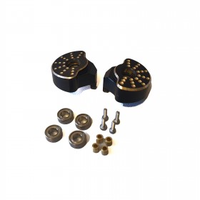 RCTITAN DTSCX24-160 Najnowsza przeciwwaga z mosiądzu, kielich zwrotnicy 1 zestaw dla Axial SCX24