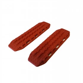 RCTITAN DTSCX24-153 Plastikowe Rampy podjazdowe do aut 1:24 67.5x21x2.5mm Czerwone