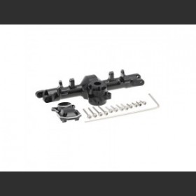 RCTITAN DTSCX24-19 Axial SCX24 Aluminiumowa obudowa przedniej osi z stopu aluminium w kolorze czarnym z pokrywą 1 sztuka.
