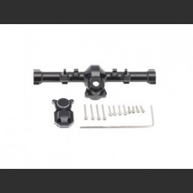 RCTITAN DTSCX24-18 Axial SCX24 Aluminiumowa obudowa tylnej osi w kolorze czarnym z pokrywą 1 sztuka