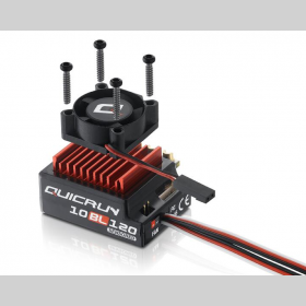 HOBBYWING HW30125000 QUICRUN 10BL120 ESC (1/10th scale 120A sensored Brushless ESC)