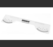 HUDY 108940 UPSIDE MEASURE PLATE FOR 1/10 OFF-ROAD CARS
