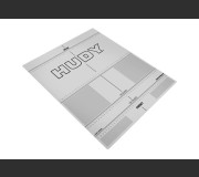 HUDY 108212 PLASTIC SET-UP BOARD DECAL FOR 1/8 OFF-ROAD & TRUGGY --- Replaced with #108313