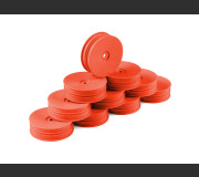 HUDY 803221-O  1/10 OFF-ROAD WHEEL - 2WD – FRONT – NARROW – ORANGE (10)