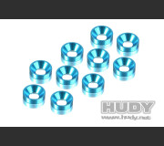 HUDY 296510-B ALU COUNTERSUNK SHIM - BLUE (10)