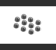 HUDY 296540-K ALU NUT M4 - BLACK (10)