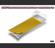 HUDY 107876  ULTRA THIN DOUBLE-SIDED TAPE - SINGLE STRIP (5)
