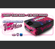 HUDY 199184-C  Car Bag - 1/8 & 1/10 Off-road - Custom Name