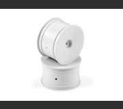 HUDY 803240  1/10 OFF-ROAD WHEEL - 2WD/4WD – REAR – WHITE (2)