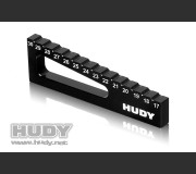 HUDY 107720 CHASSIS RIDE HEIGHT GAUGE 17MM TO 30MM FOR 1/8 & 1/10 OFF-ROAD