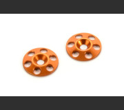 HUDY 293561-O  ALU REAR WING SHIM - ORANGE (2)