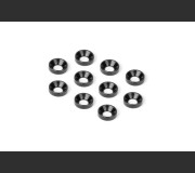 HUDY 296510-K ALU COUNTERSUNK SHIM - BLACK (10)