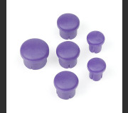HUDY 195010 PLASTIC CAP FOR HANDLE ( SET -  3+2+1) VIOLET