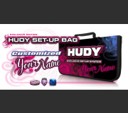 HUDY 199220-C  Set-up Bag For 1/10 Tc Cars - Exclusive Edition - Custom Name