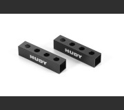 HUDY 107701 CHASSIS DROOP GAUGE SUPPORT BLOCKS (20 MM) FOR 1/8 - LW (2)
