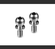 HUDY 990016  TITANIUM BALL STUD D=5.4 / L=6 / S=4.5 / 2MM HEX (2)