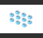 HUDY 296540-B ALU NUT M4 - BLUE (10)