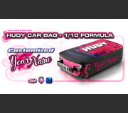 HUDY 199182-C  CAR BAG - 1/10 FORMULA - CUSTOM NAME