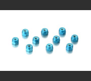 HUDY 296530-B ALU NUT M3 - BLUE (10)
