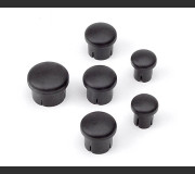 HUDY 195000 PLASTIC CAP FOR HANDLE ( SET -  3+2+1) BLACK