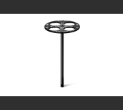 HUDY 104062 VACUUM PUMP POST & SHOCK HOLDER - 1/8 OFF-ROAD