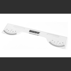 HUDY 108940 UPSIDE MEASURE PLATE FOR 1/10 OFF-ROAD CARS