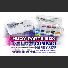 HUDY 298012  PARTS BOX - 10-COMPARTMENTS