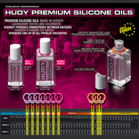 HUDY 106368  PREMIUM SILICONE OIL 675 cSt - 100ML