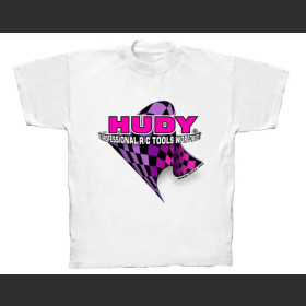 HUDY 281040 T-SHIRT WHITE - R/C TOOLS - S