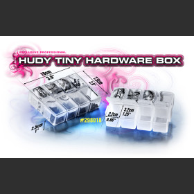HUDY 298018  TINY HARDWARE BOX - 8-COMPARTMENTS