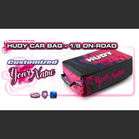 HUDY 199185-C  CAR BAG - 1/8 ON-ROAD - CUSTOM NAME