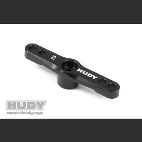 HUDY 293506 ALU THROTTLE SERVO HORN - FUTABA, SAVÖX - 2-HOLE - 25T - V2