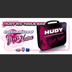 HUDY 199010-C  RC TOOLS BAG - EXCLUSIVE EDITION - CUSTOM NAME