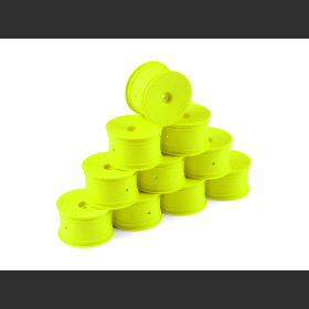 HUDY 803241-Y  1/10 OFF-ROAD WHEEL - 2WD/4WD – REAR – YELLOW (10)