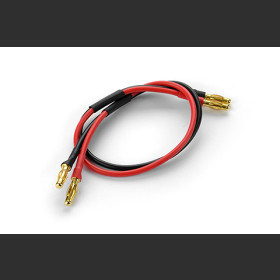 HUDY 104091 CABLE 300MM WITH 4MM BANANA PLUGS