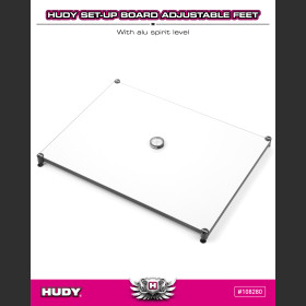 HUDY 108280 10mm Set-up Board Spirit Level & Adjustable Feet