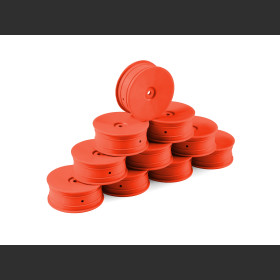 HUDY 803211-O  1/10 OFF-ROAD WHEEL - 2WD – FRONT – ORANGE (10)
