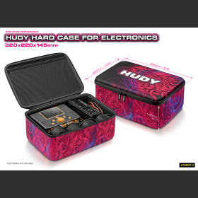 HUDY 199297-H  HARD CASE - 320x220x145MM - ELECTRONICS