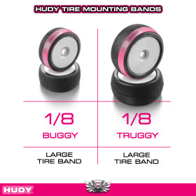 HUDY 105251-K Tire Mounting Band - Large - Black (4)