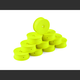 HUDY 803211-Y  1/10 OFF-ROAD WHEEL - 2WD – FRONT – YELLOW (10)