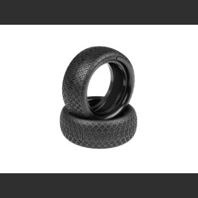 HUDY 814303D-S  1/10 OFF-ROAD TIRE 4WD FRONT DIRT - 303 - SOFT (2)