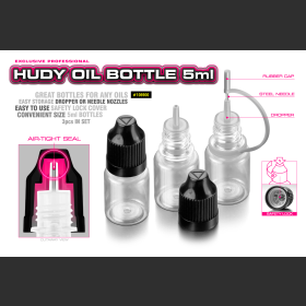 HUDY 106900  OIL BOTTLE, NOSE, STEEL NEEDLE & SAFETY LOCK - 5ML (3)