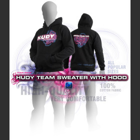 HUDY 285501XXL  SWEATER HOODED - BLACK (XXL)