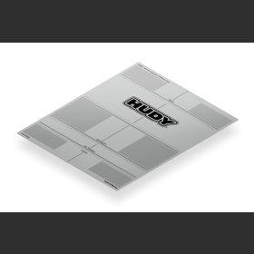 HUDY 108213 PLASTIC SET-UP BOARD DECAL 449x562mm - 1/8 OFF-ROAD & TRUGGY