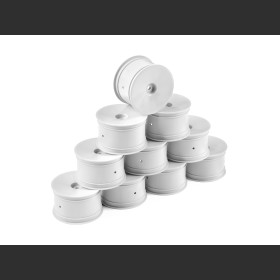 HUDY 803241  1/10 OFF-ROAD WHEEL - 2WD/4WD – REAR – WHITE (10)