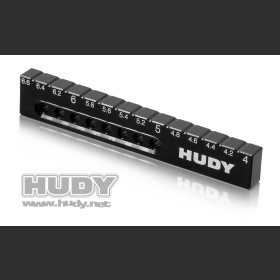 HUDY 107714 ULTRA-FINE CHASSIS DROOP GAUGE 4.0-6.6MM