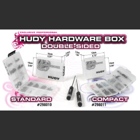 HUDY 298010  HARDWARE BOX - DOUBLE-SIDED