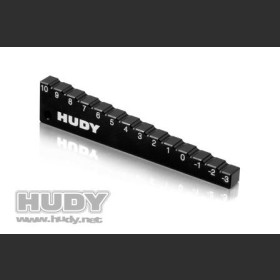HUDY 107712 CHASSIS DROOP GAUGE -3 TO 10 MM FOR 1/10 CARS (10 MM)